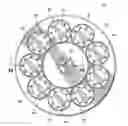 Fig. 01 - MULTI-WAFER ROTATING DISC REACTOR WITH INERTIAL PLANETARY DRIVE