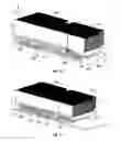 Fig. 08 - Heat sink coupling using flexible heat pipes for multi-surface components