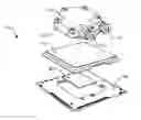 Fig. 01 - Microprocessor assembly adapted for fluid cooling