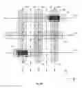 Fig. 07 - Oversized contacts and vias in layout defined by linearly constrained topology
