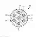 Fig. 01 - Multi-core optical amplifying fiber device and multi-core optical fiber amplifier
