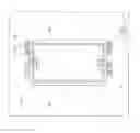 Fig. 11 - Electrical box, integrated flange and cover mechanisms