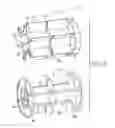 Fig. 13 - Ringed meter rollers and slide cutoff system