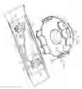 Fig. 12 - Quick change lawn mower blades