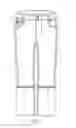 Fig. 04 - Pants including selectively located stretch panels