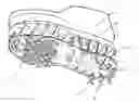 Fig. 01 - Method for securing studded shoes by using the effect of inertia