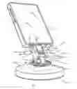 Fig. 01 - Assembly for storing and deploying for use a handheld digital device