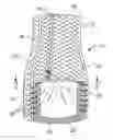 Fig. 01 - Implantable prosthetic valve with non-laminar flow