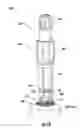 Fig. 10 - Apical connectors and instruments for use in a heart wall