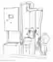 Fig. 01 - Sludge concentrator assembly with varying first stage separator, combined with a second stage, clean flow outlet incorporating fixed and variable flow restrictor orifices