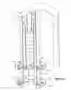 Fig. 06 - Sludge concentrator assembly with varying first stage separator, combined with a second stage, clean flow outlet incorporating fixed and variable flow restrictor orifices