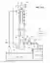 Fig. 21 - Sludge concentrator assembly with varying first stage separator, combined with a second stage, clean flow outlet incorporating fixed and variable flow restrictor orifices