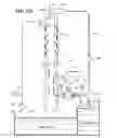 Fig. 23 - Sludge concentrator assembly with varying first stage separator, combined with a second stage, clean flow outlet incorporating fixed and variable flow restrictor orifices