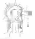 Fig. 07 - Slurry mixer discharge gate adapter with transitioning cross-sectional geometry