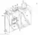 Fig. 01 - Adhesive dispensing device having optimized reservoir and capacitive level sensor
