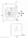 Fig. 02 - Magic window viewer, a die for cutting viewer parts, and a preprinted sheet from which to cut viewer parts
