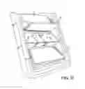 Fig. 08 - VENTILATION MODULE & ASSEMBLY WITH TWO STAGE INJECTION MOLDING FORMATION OF RIGID FRAME AND HINGEDLY ATTACHED FLAPS AND DIE/MOLD ASSEMBLY FOR CREATING THE VENTILATION MODULE