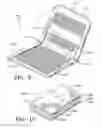 Fig. 11 - Replaceable car mat with a base and integral flexible flap extending from a convergence line