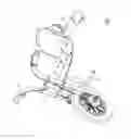 Fig. 02 - Powered personal mobility vehicle with rotating wheels