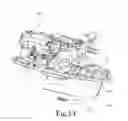 Fig. 17 - Hull mounted, steerable marine drive with trim actuation