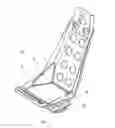 Fig. 03 - Aircraft seat, with crumple zones