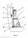 Fig. 03 - Collapsible securing system for securing medical oxygen cylinders for aircraft passenger seats