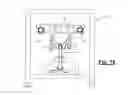 Fig. 08 - Device for transporting in a packaging line flexible packaging held suspended