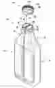 Fig. 01 - Dual chamber bottle and method of making same