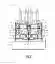 Fig. 03 - Installation for hot dip coating a metal strip comprising an adjustable confinement box