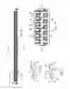 Fig. 07 - Contact bar and capping board for supporting symmetrical electrodes for enhanced electrolytic refining of metals
