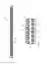 Fig. 08 - Contact bar and capping board for supporting symmetrical electrodes for enhanced electrolytic refining of metals