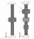 Fig. 04 - Braided textile sleeve with self-sustaining expanded and contracted states and method of construction thereof