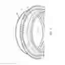 Fig. 04 - Heatshield assembly with double lap joint for a gas turbine engine
