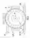 Fig. 02 - Solar and wind powered blower utilizing a flywheel and turbine