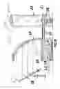 Fig. 10 - Solar and wind powered blower utilizing a flywheel and turbine