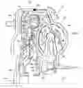 Fig. 01 - Spring retainer including rivets for driving springs in a torque converter damper
