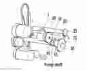 Fig. 01 - GEAR TRAIN LAYOUT STRUCTURE FOR DRIVING A FUEL PUMP