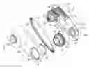 Fig. 01 - Vehicle transfer case assembly with one-piece torque-transfer component having sprocket portion and output flange portion