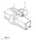 Fig. 02 - Clip for supporting a prestressed cable along a dovetail slot in a cement casting