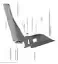 Fig. 02 - Two-piece detachable bracket for supporting pool deck-lid modules covering below deck troughs housing powered pool cover systems