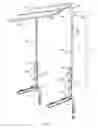 Fig. 12 - Wall mount bracket for outdoor equipment