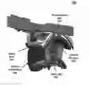 Fig. 01 - Vane position sensor installation within a turbine case