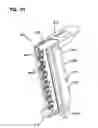 Fig. 19 - Rack and chassis for fiber optic sliding adapter modules