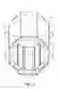Fig. 03 - Storage container for irradiated fuel comprising shock-absorbing case guide rails