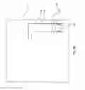Fig. 13 - Device for fixing and electrical contacting a facing element of an aircraft on a support structure