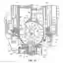 Fig. 12 - Row unit for a seeding machine with dual seed meters