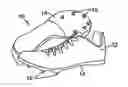 Fig. 01 - Spike for footwear having rigid portion and resilient portion