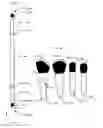 Fig. 01 - Multi-head Double Ended Cosmetic Applicator