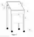 Fig. 02 - Illuminated surgical utility table