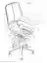 Fig. 03 - CHAIR WITH SEAT AND BACKREST MOVABLE IN A SYNCHRONIZED WAY